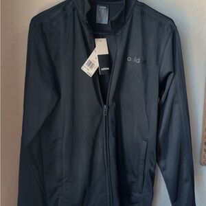 Adidas Men's Dark Gray Windbreaker